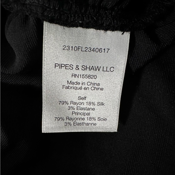 Veronica Beard Black Velvet Ruched Blouse - Picture 8 of 8